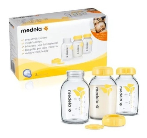 Frascos Para Leite Materno 150ml (3 Uni) Medela
