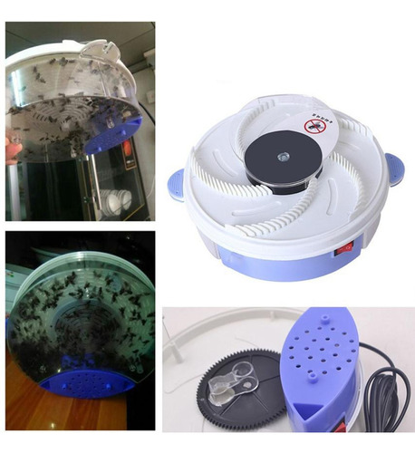 Armadilha De Mosquitos Mata Moscas Giratório Pega Mosquito 110V/220V