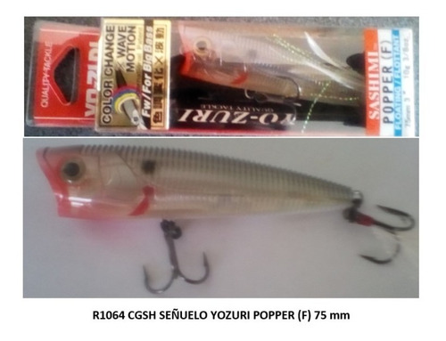 Señuelo Yozuri Sashimi  Popper 75mm