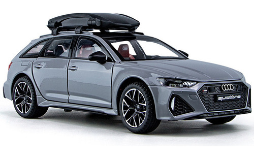 D 1:24 Con Luz Y Sonido Audi Rs6 Miniatura Car Luz Y So [u]