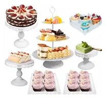 Comprar 7 Bases Porta Cupcakes Bases Para Tortas Alzadores Candy Bar Para Tortas Exhibicion Alzador De Tortas Exhibicion Porta Cupcake Exhibición Base Para Tortas Pasteleriuscl