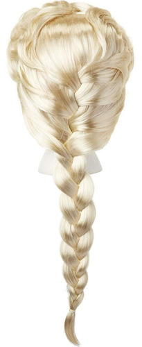 Peluca Elsa Disney Frozen 2 50.8 Cm Con Trenza Para Niñas
