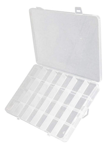 Caja De Almacenamiento De Componentes Plástico Fijo 24 Rej