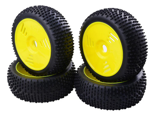 Neumáticos De Goma Compatible Con Buggy Rc Amarillo