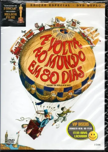 Dvd A Volta Ao Mundo Em 80 Dias Duplo - Original Lacrado