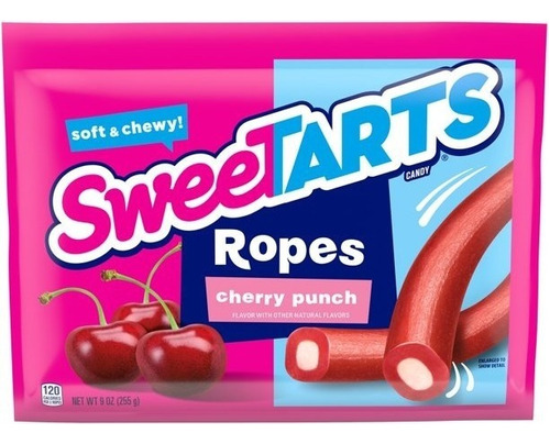 Sweetarts Cherrypunch Soft & Chewy Ropes  255g 5pack