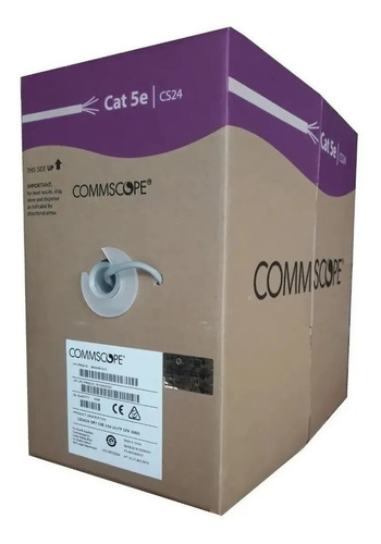 Cable De Red Utp Cat-5e Amp Commscope Caja X305m