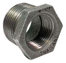 Grainger Approved 783yc9 Hex Bushing,4x1-1/2 In. Zzc