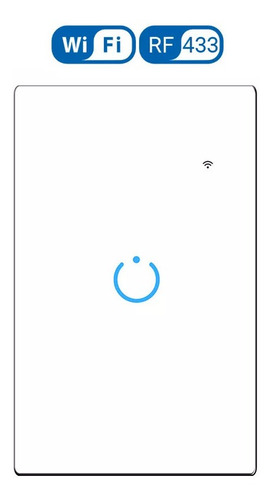 Interruptor Inteligente Wifi Luz Smart Blanco Alexa 4 Bandas