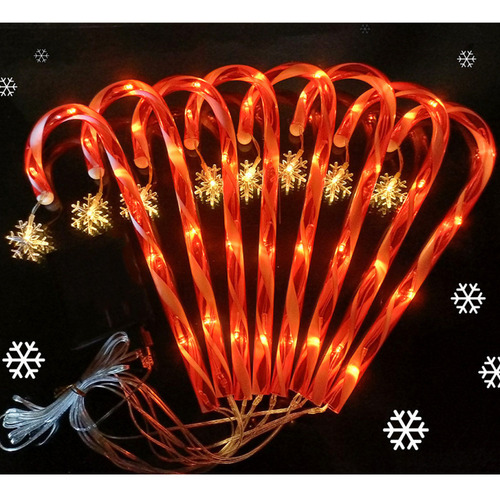 8 Piezas De Luces Solares Navideñas, Luces De Jardín Al Aire
