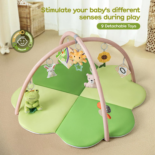 Alfombrilla De Juego Para Bebés Monniebaby Tummy Time Sensor