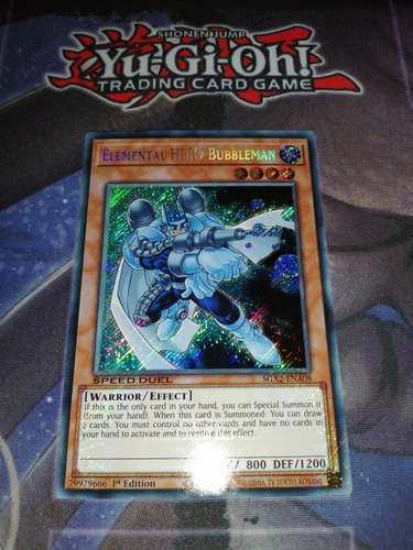 Elemental Hero Bubbleman Secret Yu-gi-oh! Original Konami