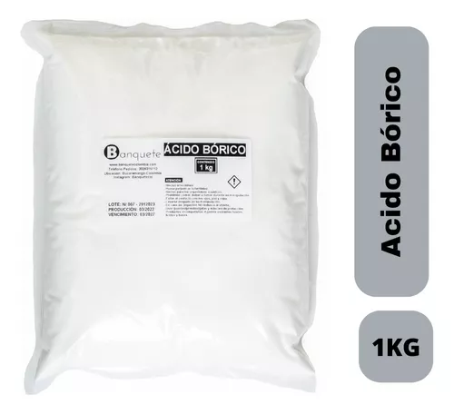 Ácido bórico Polvo 500 g : : Salud y cuidado personal