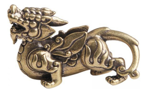 6 Paquete De 4-6 Estatuas De Latón Feng Shui Pi 6 Piezas