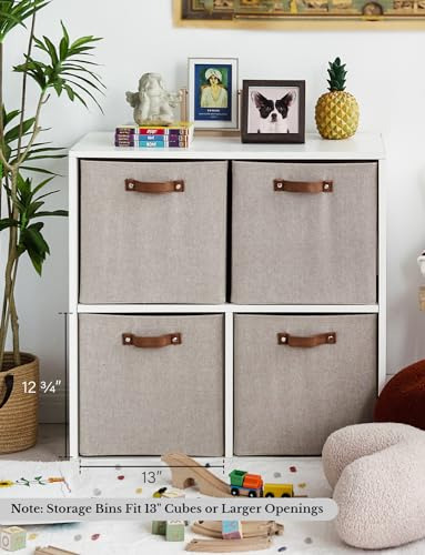 Cubos Almacenamiento Plegables 33x33 Cm 4 Unidades Organizad
