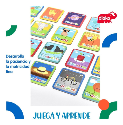 El Juego De Las Silabas Diako Rompecabezas