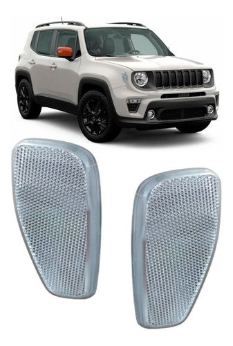 Giro Lateral P/ Jeep Renegade 2015 2016 2017 2018 19 Blanco