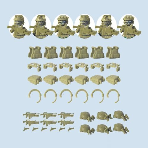 Leerfei Toys Swat Juego De Bloques De Construcción De Para |