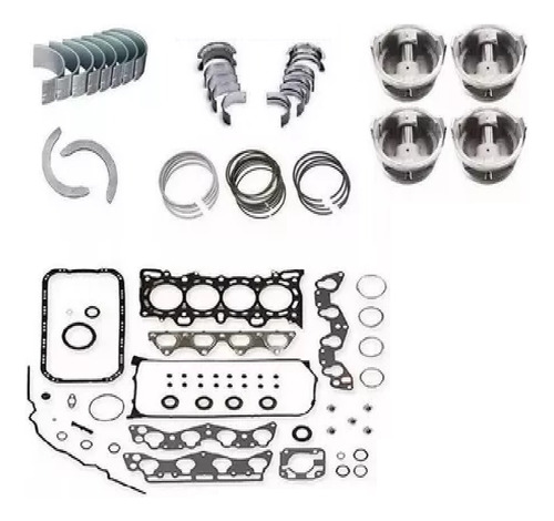 Kit Retifica Do Motor Mitsubishi Pajero Tr4 1.8 16v 98/ 4g93