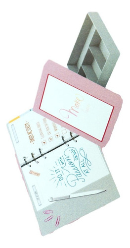 Imagem 10 de 10 de Planner A5 Cotton Rosa - Ótima