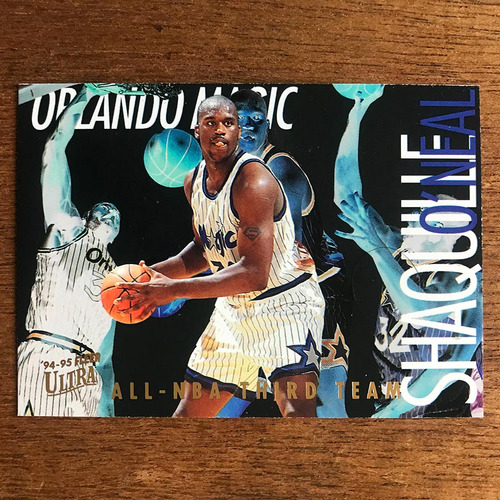 Tarjeta Shaquille O'neal, 94-95 Fleer Ultra #12 All Nba 1994