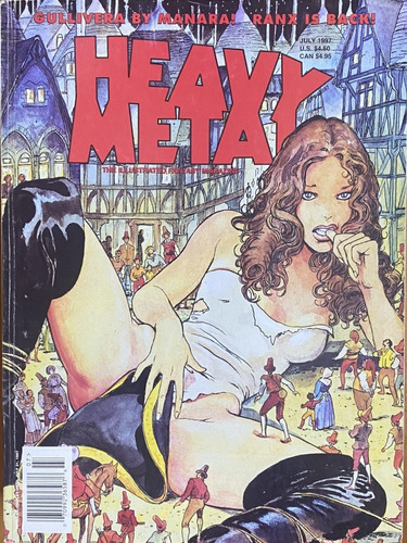 Heavy Metal, Comic Fantasía Usa, Jul 1997 En Inglés, Hm1