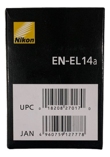 Bat-eria Nikon En-el14a P/d5500 D5300 D5200 D5600
