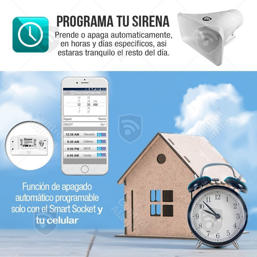 Imagen 7 de 10 de Alarma Vecinal Wifi Inalambrico Caja Proteccion Casa Sensores Sirena Tipo Banco Alerta Control Via App Celular Negocio
