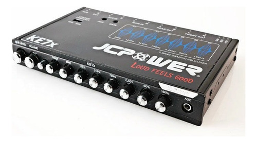 Ecualizador Jc Power Ke7x 7 Bandas 6 Canales 7 V Mejorq Db