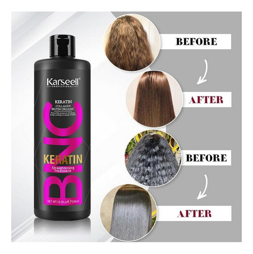 Karseell Bnc Keratina Con Colágeno Y Argan 500ml