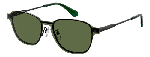 Gafas De Sol Unisex Con Clip Polaroid Pld Negras