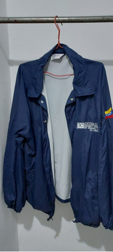 Chaqueta Impermeable Con Logos De Vigilancia Talla Xl