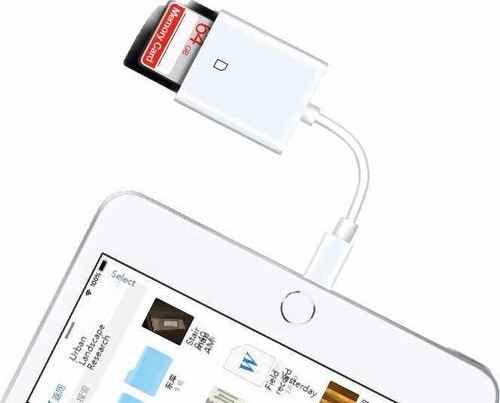 Adaptador Para Tarjetas Sd Compatible Con iPhone Y iPad