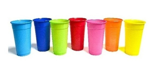 Vaso Descartable Fluo - 300 Ml X 50 Un