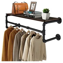 Comprar Percheros Con Estante Superior Estante Industrial