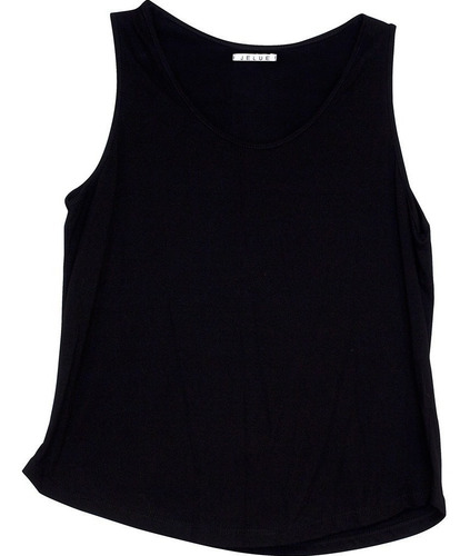 Imagen 5 de 9 de Pijama Mujer Verano Conjunto Short Musculosa Rena Negro