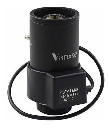 Lente Varifocal Vanxse 2.8-12mm 1/3puLG Cs-mount - Cctv