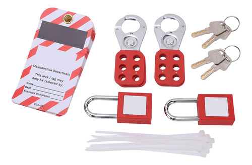 Kit De Etiquetas Para Candado De Seguridad, Bloqueo Eléctric