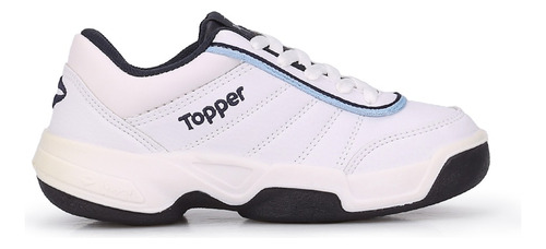 Zapatilla Deportiva Topper Colegial Cuero Tie Break Ii Kids