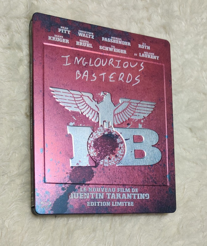 Bastardos Inglórios Blu-ray Steelbook Legendado Português (Usado)