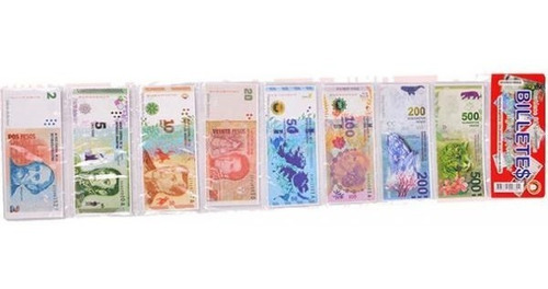 Imagen 2 de 4 de Billetes Didacticos Interactivos Pesos Argentinos 80 Unida