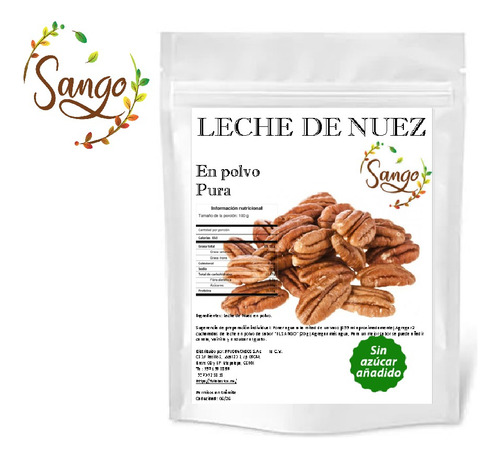 2 Kilogramo De Leche De Nuez En Polvo, Vegana Y Sin Azucar