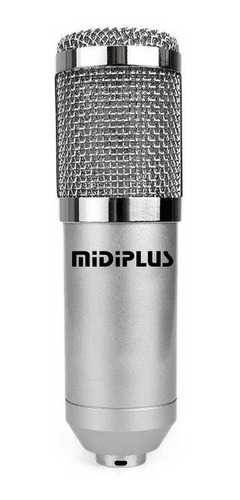 Micrófono Midiplus BM-800 Condensador Unidireccional color gris