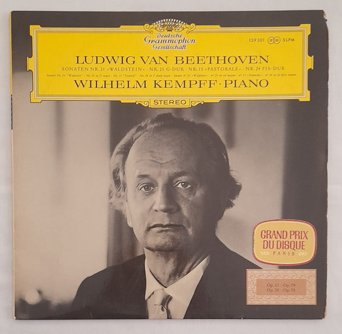 Vg Vinilo Wilhelm Kempff Piano Beethoven Sonatas 21-25-15-24