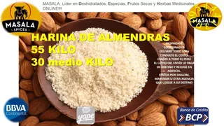 Harina De Almendras Delivery Lima Provincias Yape Bbva