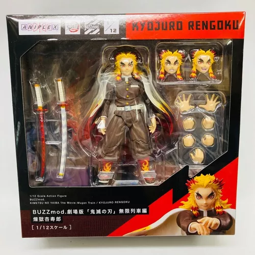 Figma Demon Slayer Kyojuro Rengoku Modelo De Brinquedo Colecionável action  figure boneco articulado