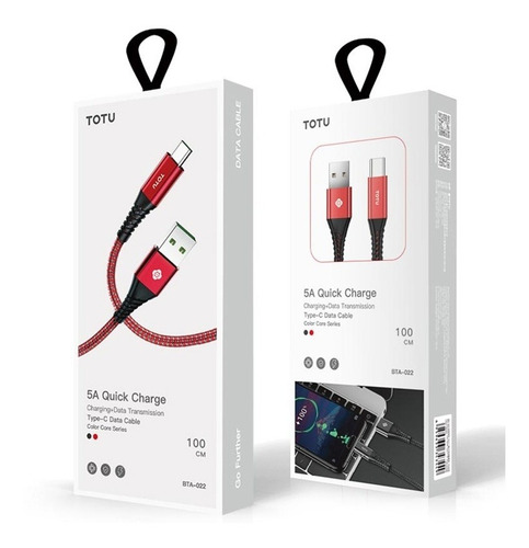 Tipo Dato Rapida Color Core Serie 5v 5a Usb Type 1