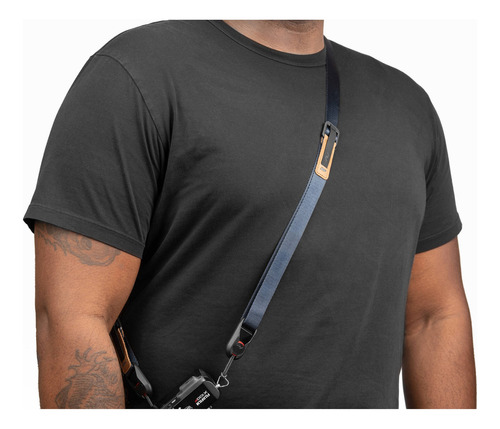 Correa Para Cámara Peak Design L-mn-3 Leash Azul Medianoche