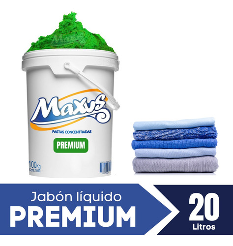 Pasta 20 Lts Jabon Ropa Calidad Premium