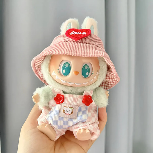 2 Piezas De Ropa Labubu Felpa Para Traje Labubu